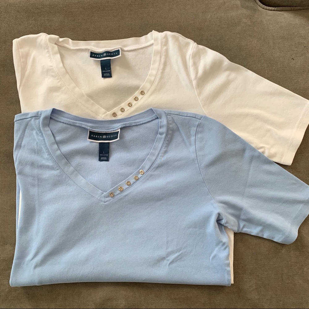 Two ladies Karen Scott T-Shirts